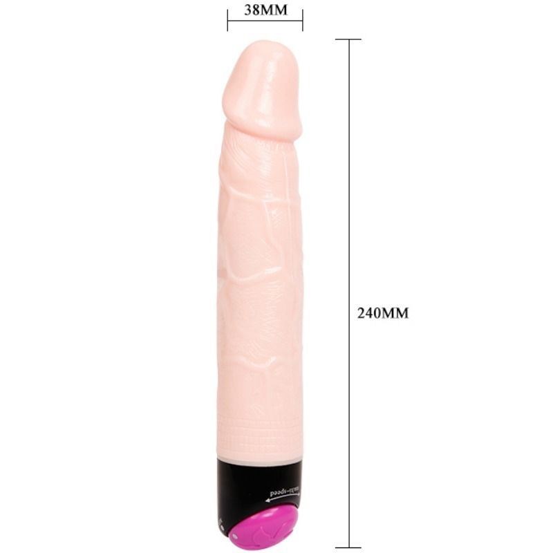 BAILE - VIBRAÇÃO E ROTAÇÃO SEXUAL COLORIDA 24 CM