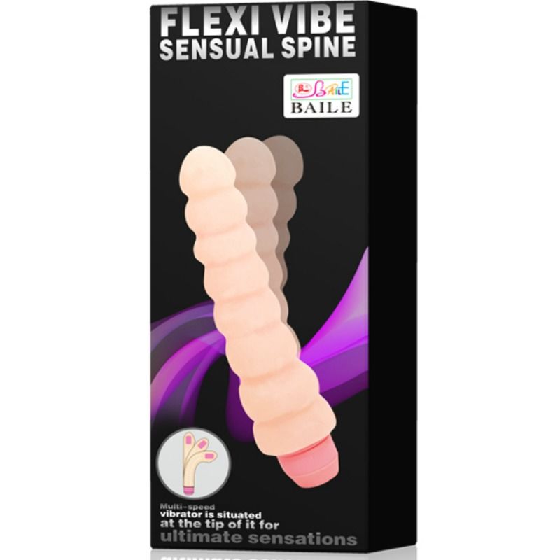 BAILE - FLEXI VIBE SENSUAL SPINE VIBRADOR FLEXÍVEL 19 CM