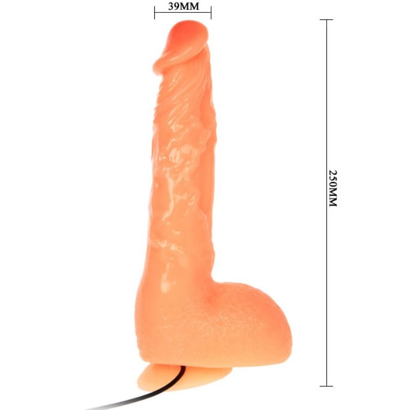 BAILE - DILDO VIBRATÓRIO PARA PÊNIS COM SENSAÇÃO VIBRATÓRIA REALISTA
