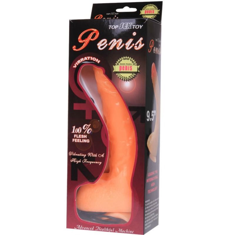 BAILE - DILDO VIBRATÓRIO PARA PÊNIS COM SENSAÇÃO VIBRATÓRIA REALISTA