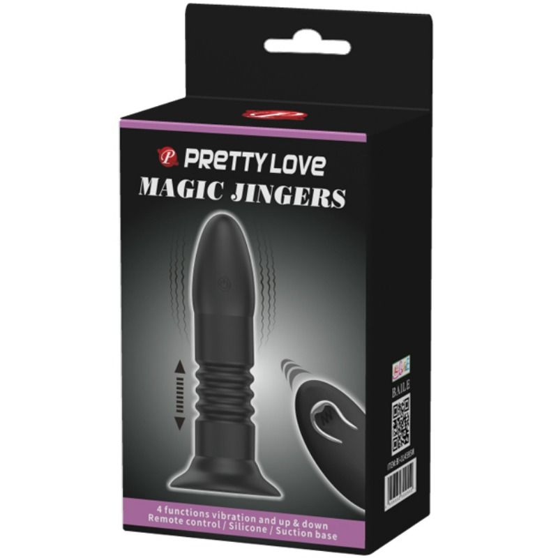 PRETTY LOVE - PLUG MAGIC JINGER PARA CIMA E PARA BAIXO E VIBRAÇÃO