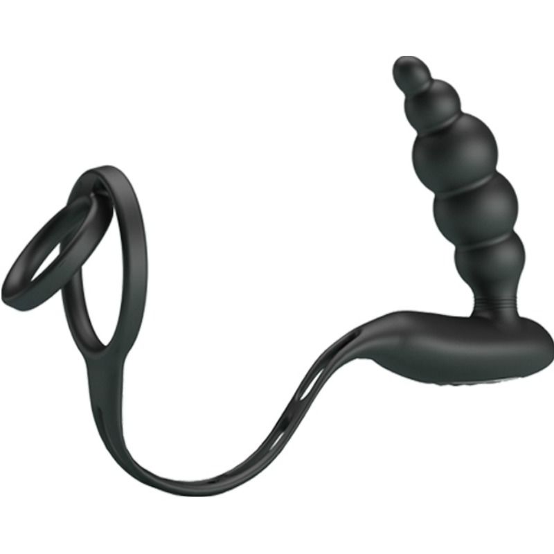 PRETTY LOVE - ANÉIS PENIANOS COM PLUG VIBRADOR