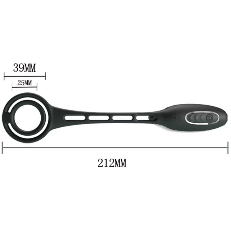 PRETTY LOVE - ANÉIS PENIANOS COM PLUG VIBRADOR