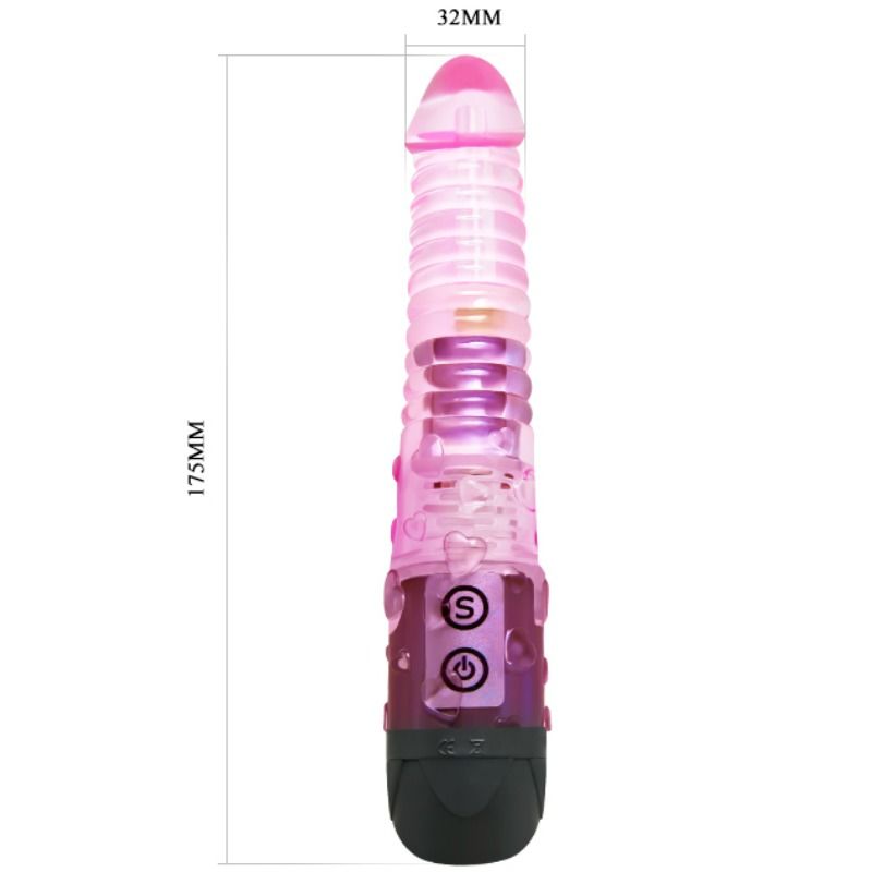 BAILE - DÊ AO SEU AMANTE VIBRADOR ROSA