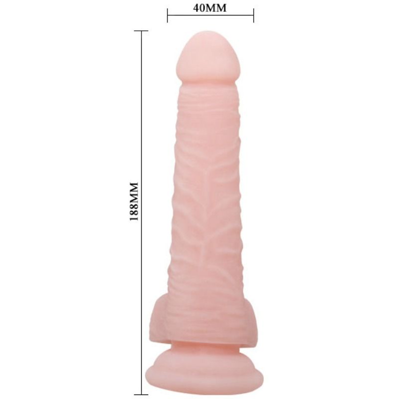 BAILE - DILDO NATURAL SUPER REALISTA 18,8 CM