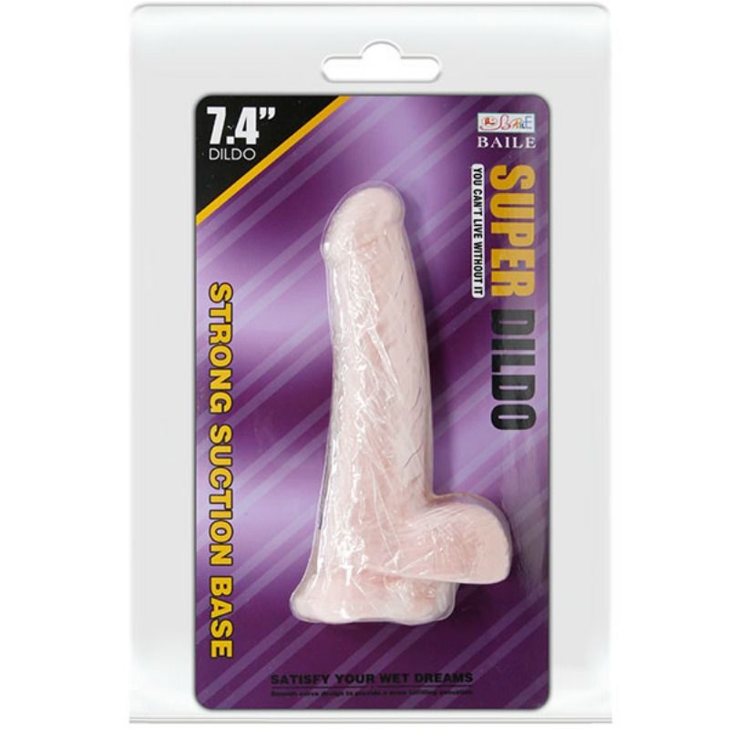 BAILE - DILDO NATURAL SUPER REALISTA 18,8 CM