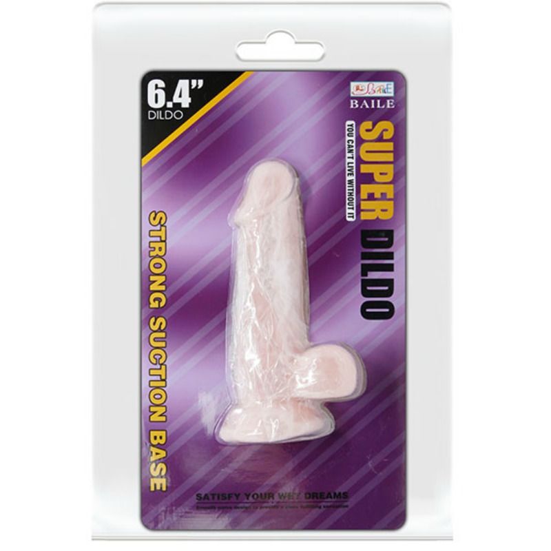 BAILE - DILDO NATURAL SUPER REALISTA DE 16,5 CM