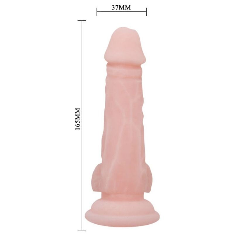 BAILE - DILDO NATURAL SUPER REALISTA DE 16,5 CM