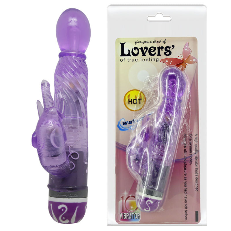 BAILE - VIBRADOR MULTIVE VELOCIDAD CON ESTIMULADOR LILA