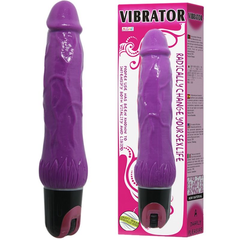 BAILE - VIBRADOR MULTIVELOCIDAD DAAPLY PLEASURE MORADO
