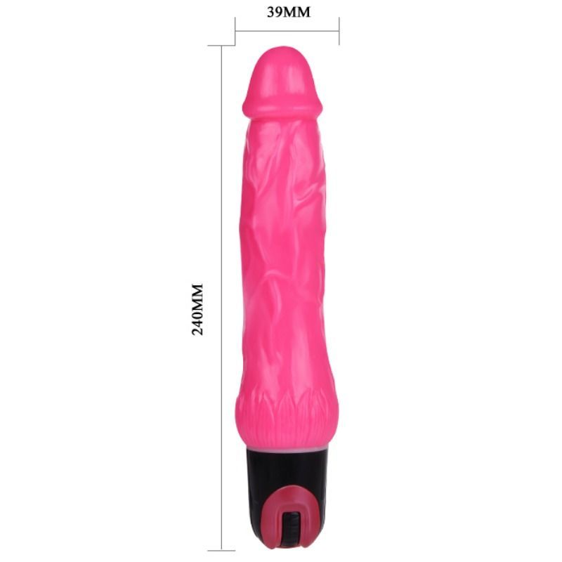 BAILE - DAAPLY PLEASURE VIBRADOR MULTIVELOCIDADES ROXO