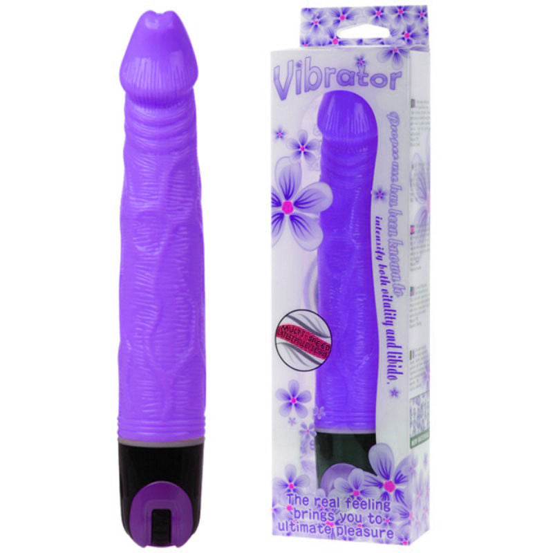 BAILE - VIBRADOR MULTIVELOCIDAD 21,5 CM MORADO