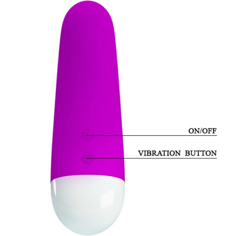 PRETTY LOVE - MINI VIBRADOR LUTHER 30 MODOS DE VIBRACIÓN
