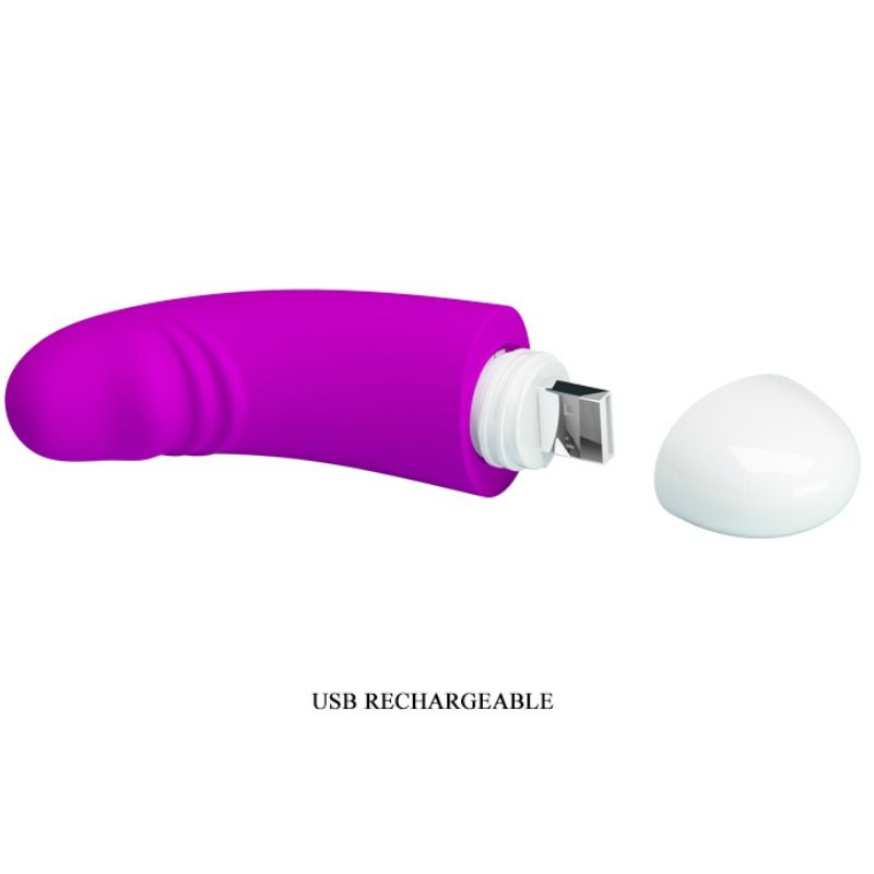 PRETTY LOVE - MINI VIBRADOR LUTHER 30 MODOS DE VIBRACIÓN