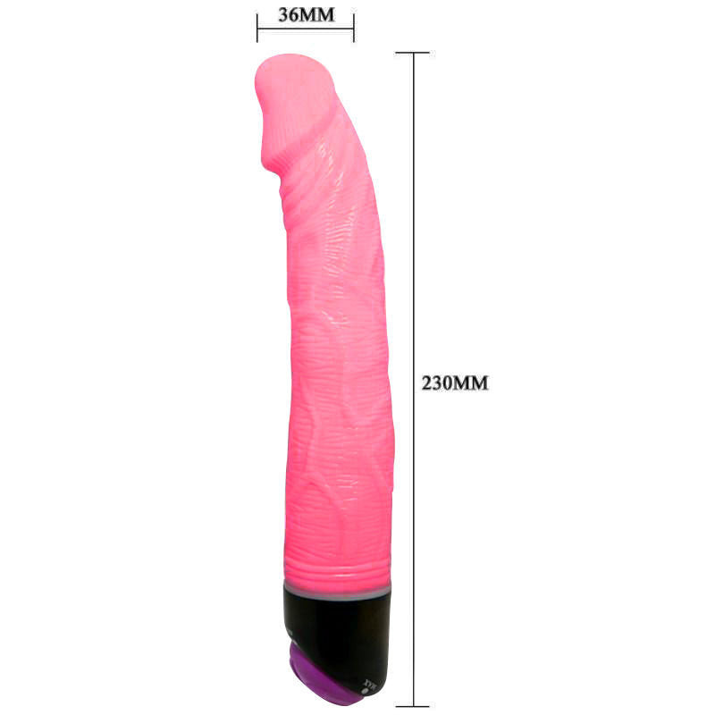 BAILE - ADOUR CLUB VIBRADOR REALISTA 23 CM ROSA