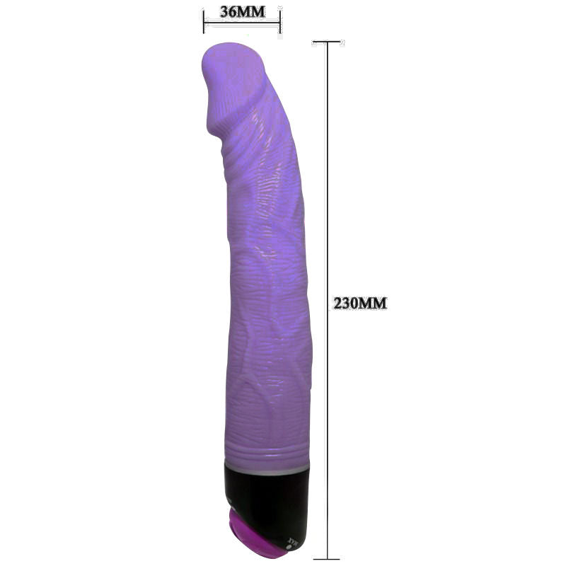BAILE - ADOUR CLUB VIBRADOR REALISTA 23 CM LILÁS