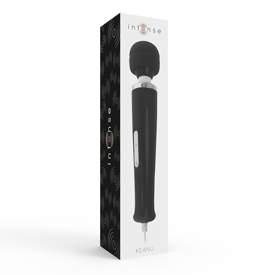 INTENSO - MASSAGEADOR KEANU WAND PRETO