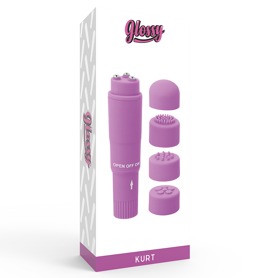 BRILHANTE - MASSAGEADOR DE BOLSO KURT ROXO