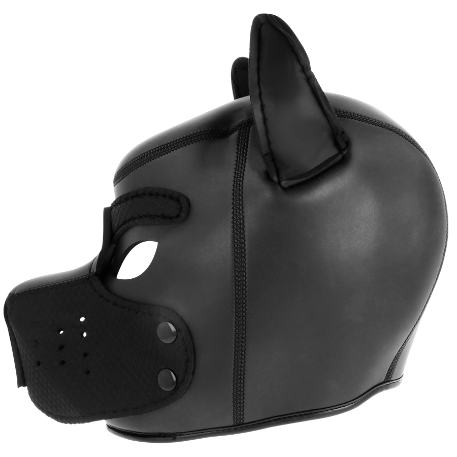 Escuridão - Máscara de Neoprene para Cães com Focinheira Removível M