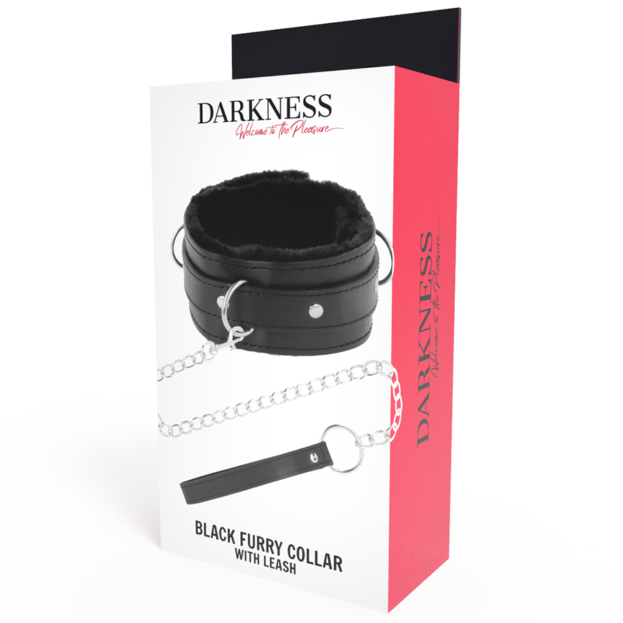 DARKNESS - COLAR COM POSTURA CONFORTÁVEL E CORRENTE EM COURO