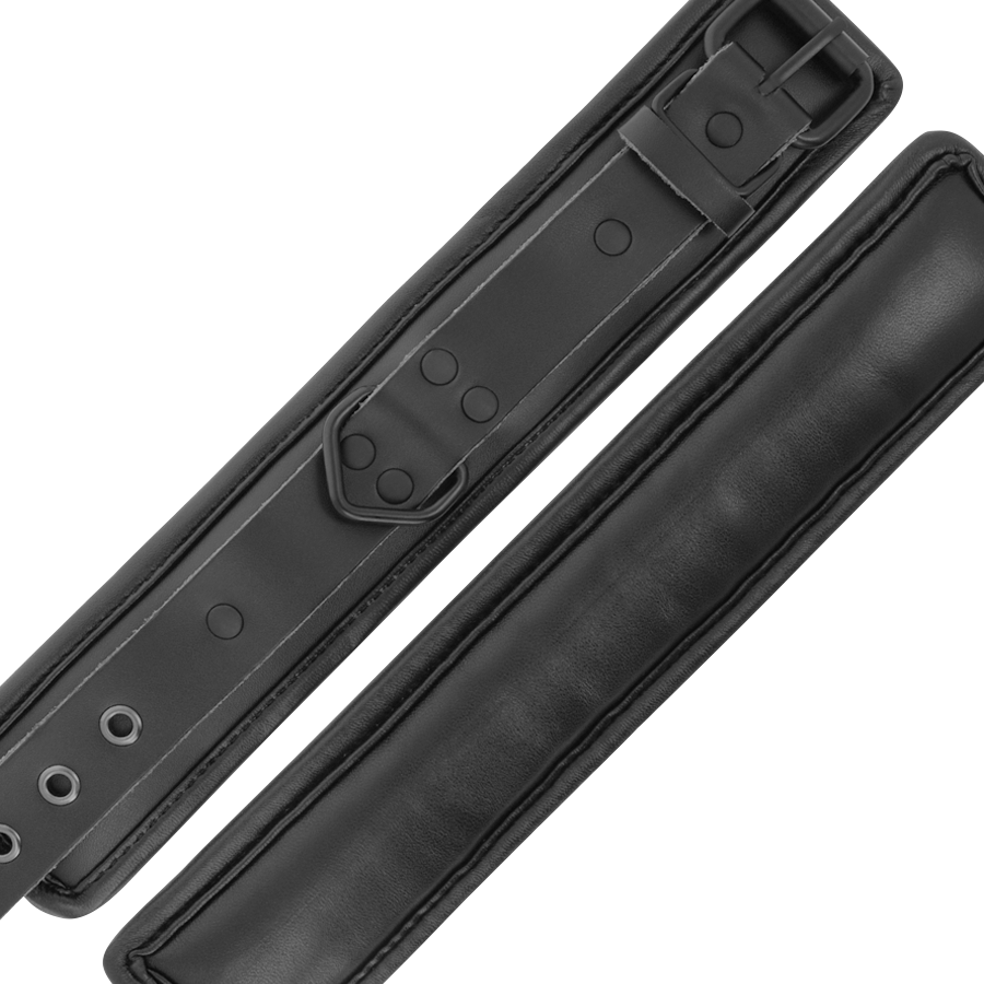 ESCURIDÃO - ALGEMAS DE TORNOZELO AJUSTÁVEIS EM COURO PRETO