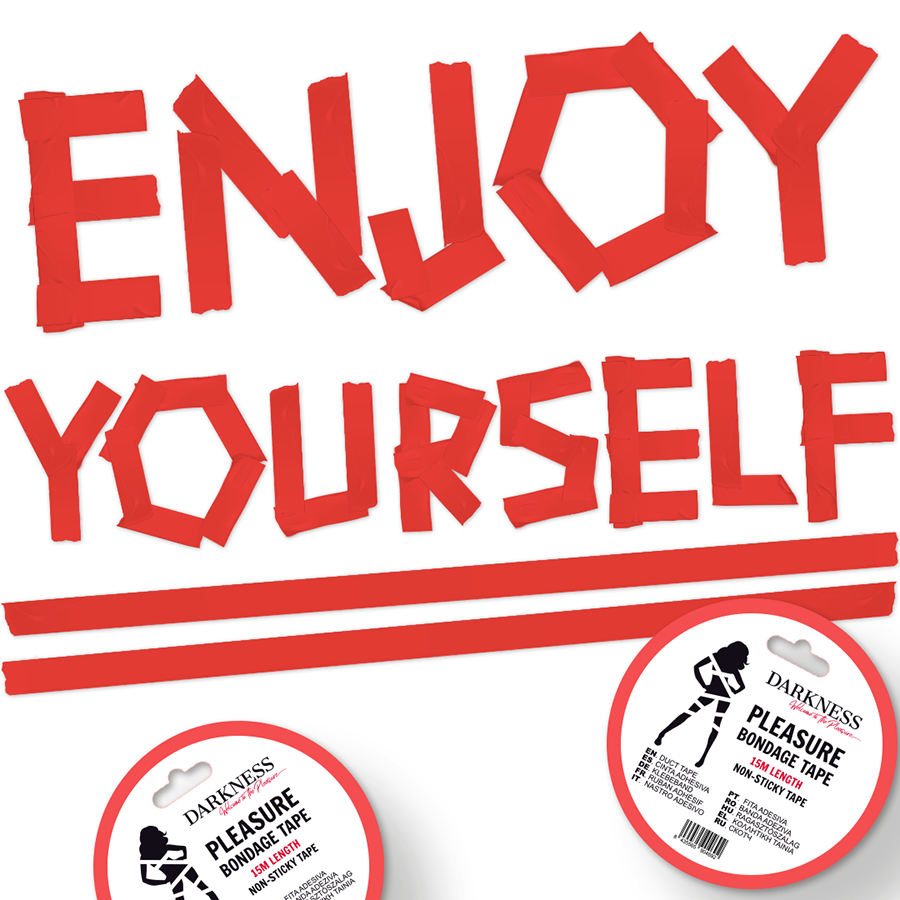 Fita adesiva vermelha antiaderente Darkness - 15 m