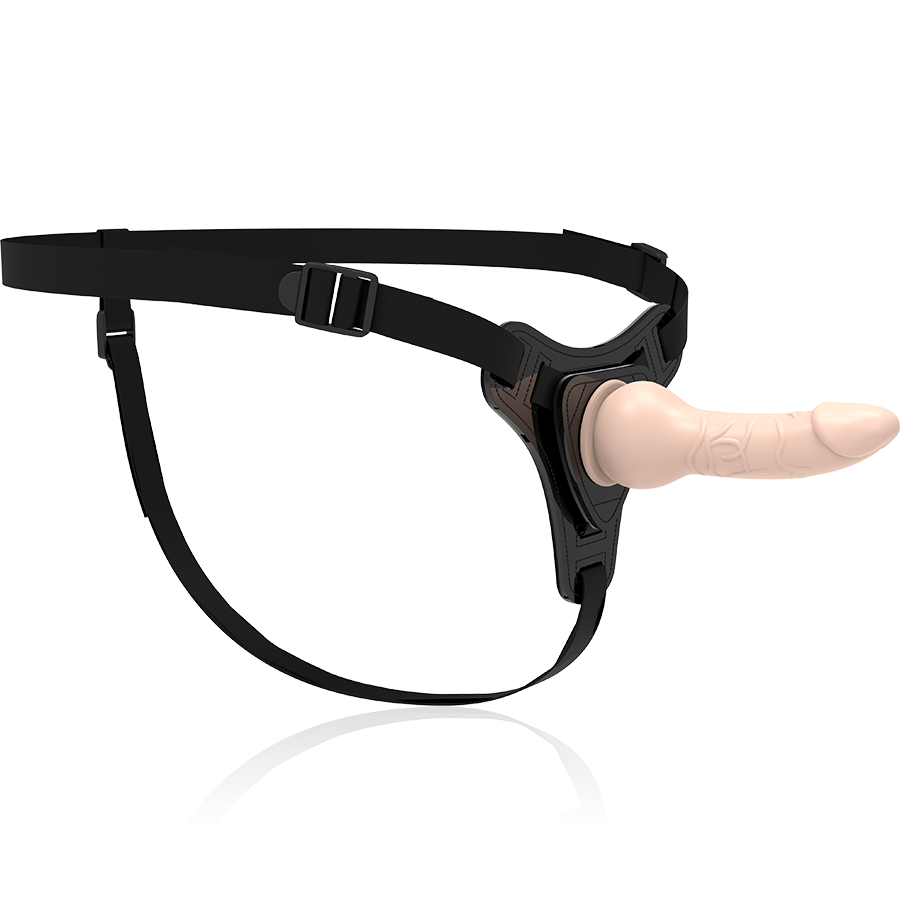 Arreio submisso para fetiche - Silicone realista cor de pele, 16 cm