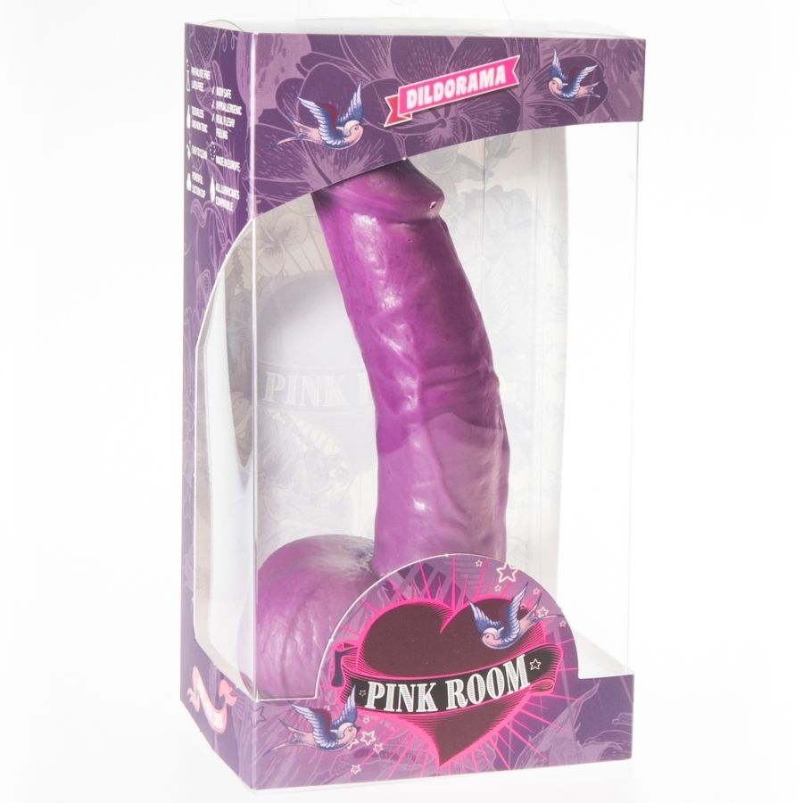 ROSA - CONNOR DILDO REALISTA ROXO 16 CM