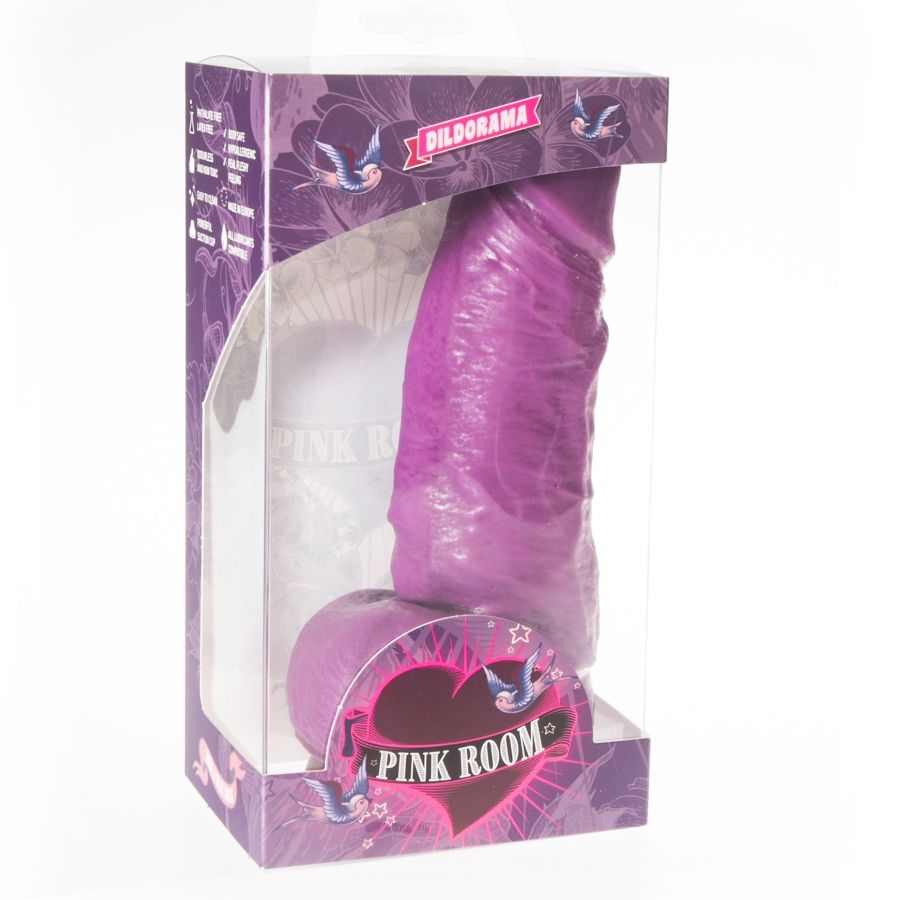 ROSA - DILDO REALISTA DAYAN ROXO 17 CM