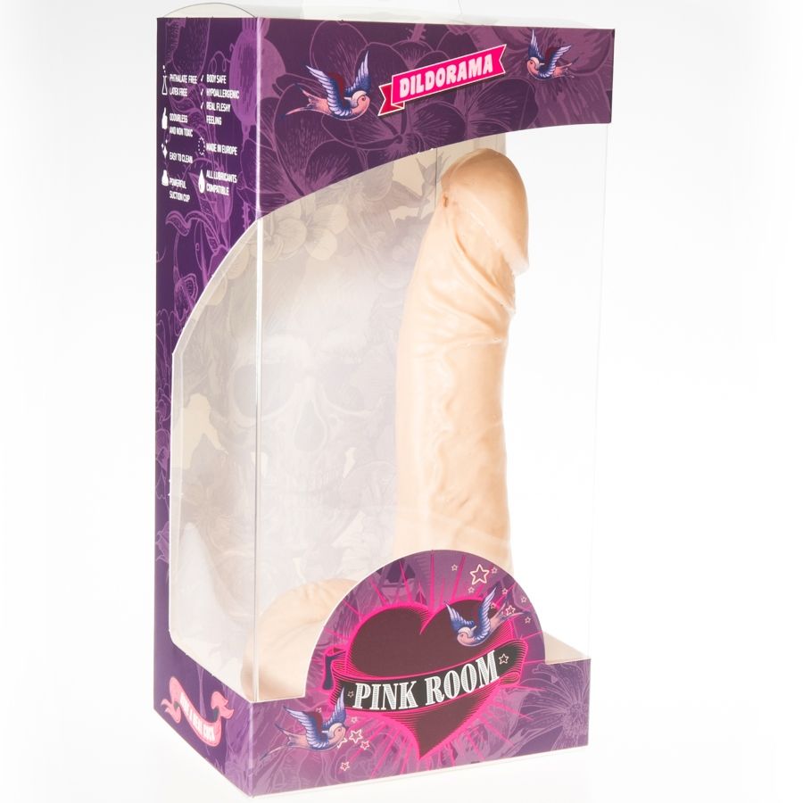 ROSA - EBAN DILDO REALISTA COR DE CARNE 19 CM