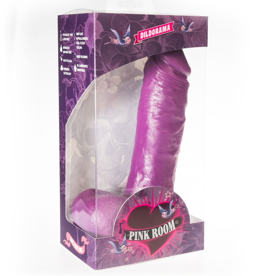 ROSA - ANTON DILDO REALISTA ROXO 21,5 CM