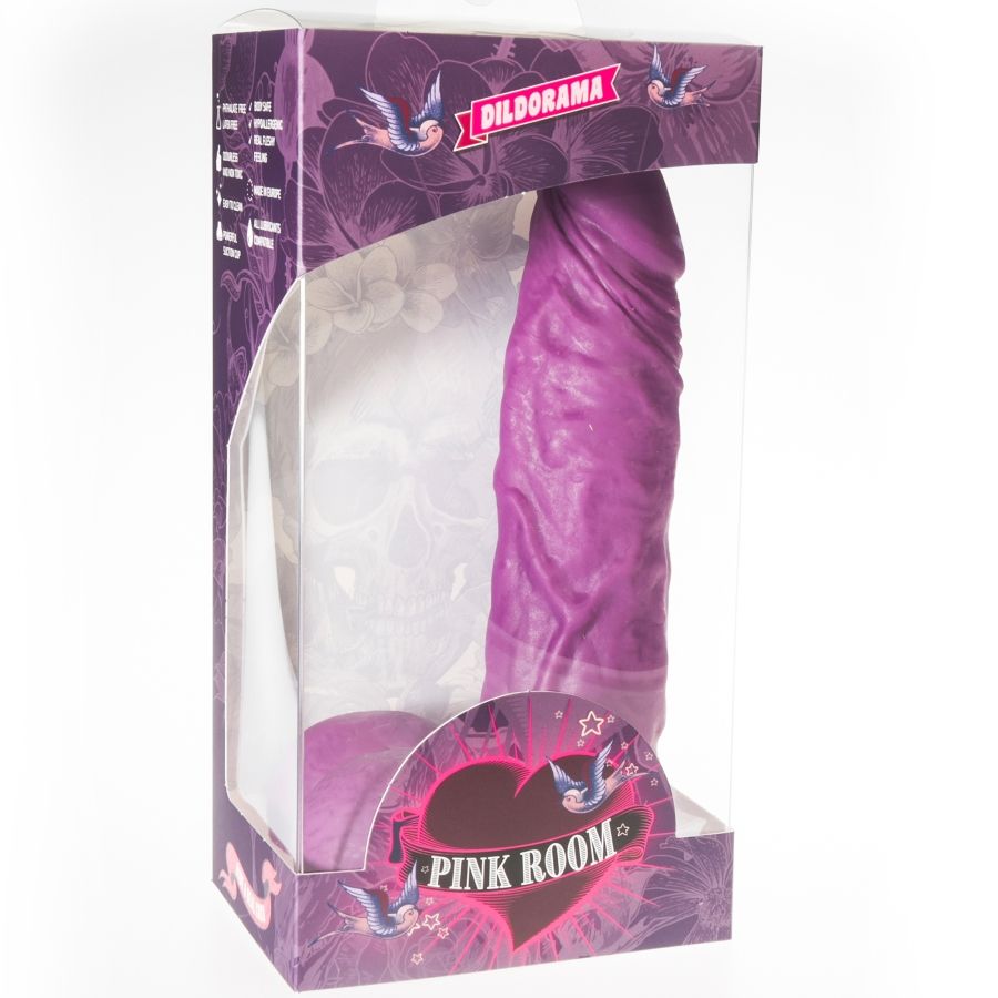 ROSA - DILDO REALISTA CHEMS ROXO 20 CM