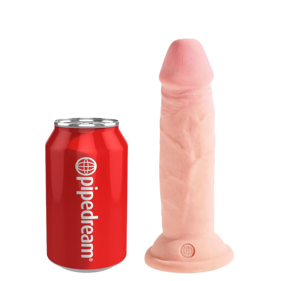 KING COCK - DILDO DE TRIPLA DENSIDADE 15 CM