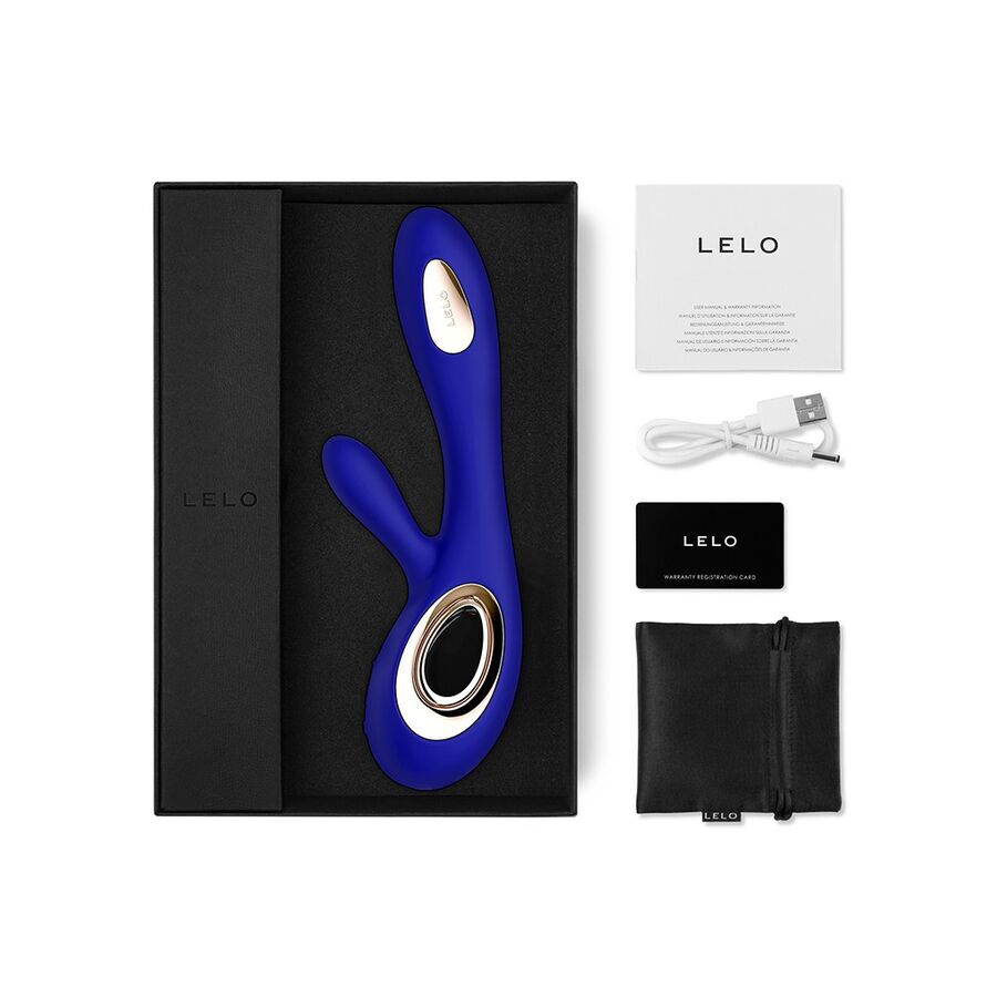 LELO - SORAYA WAVE VIBRADOR CONEJO AZUL MEDIANOCHE