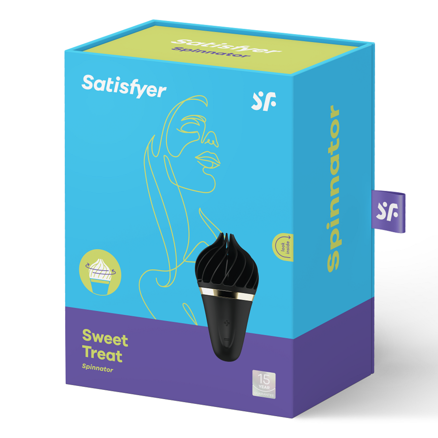SATISFYER - SPINNATOR DE DOCES PRETO