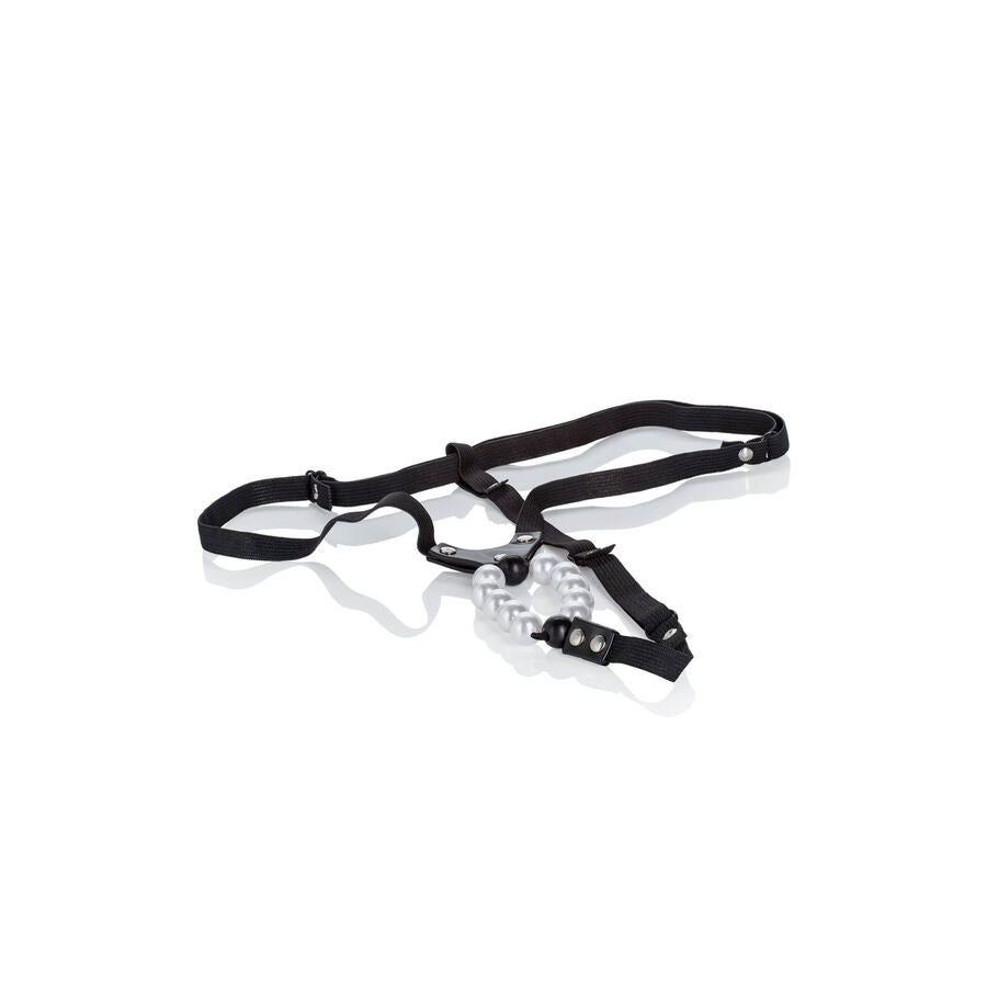 CALEXOTICS - CALCINHA FIO DENTAL PARA AMANTES COM PÉROLAS DO PRAZER