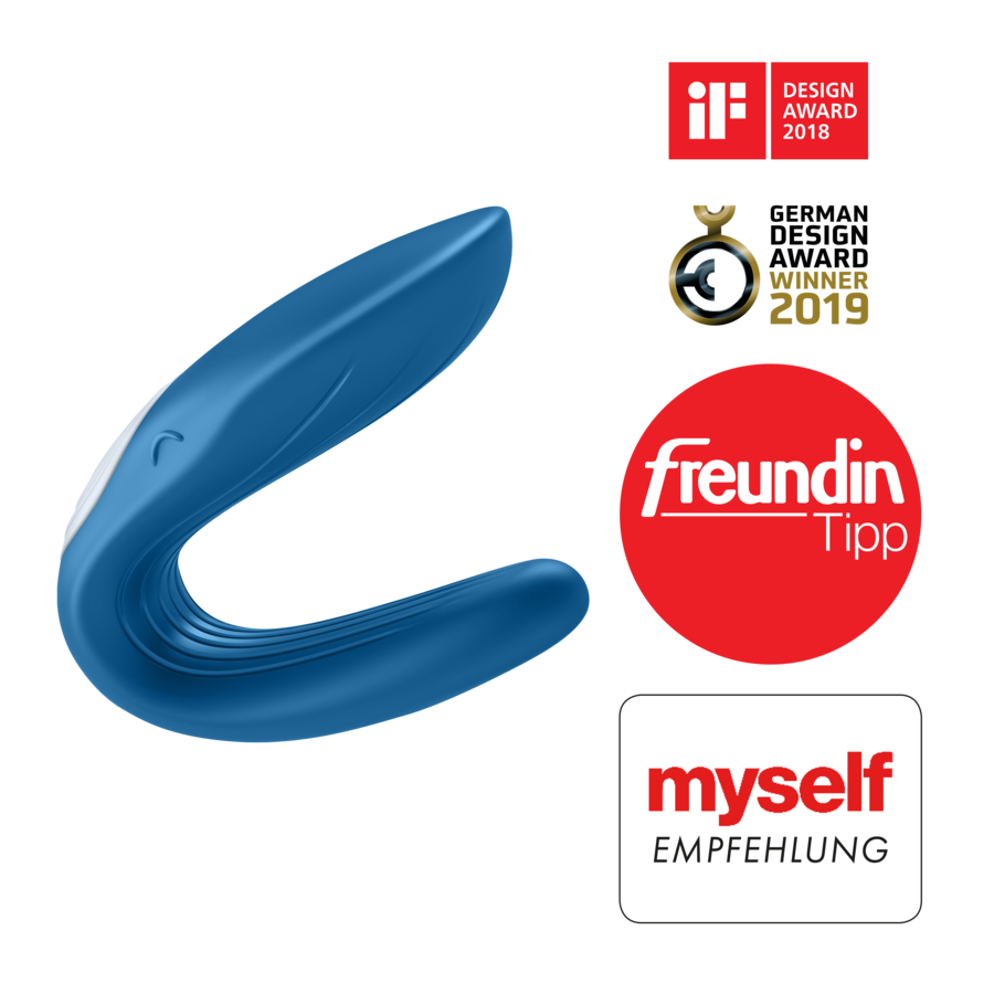 SATISFYER - VIBRADOR EM FORMATO DE BALEIA PARA PARCEIROS, ESTIMULA AMBOS OS PARCEIROS - EDIÇÃO 2020