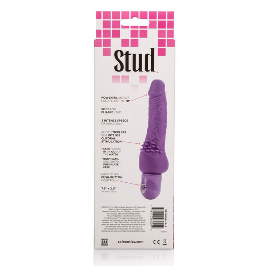 CALEXOTICS - VIBRADOR POWER STUD CLITERRIFIC PÚRPURA