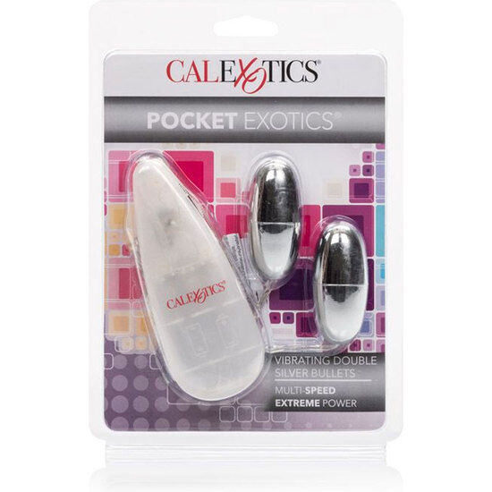 CALEXOTICS - BALAS VIBRATÓRIAS DUO PRATEADO