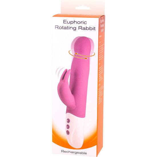 SEVEN CREATIONS - VIBRADOR COELHINHO EUPHORIC COM ROTAÇÃO LILÁS