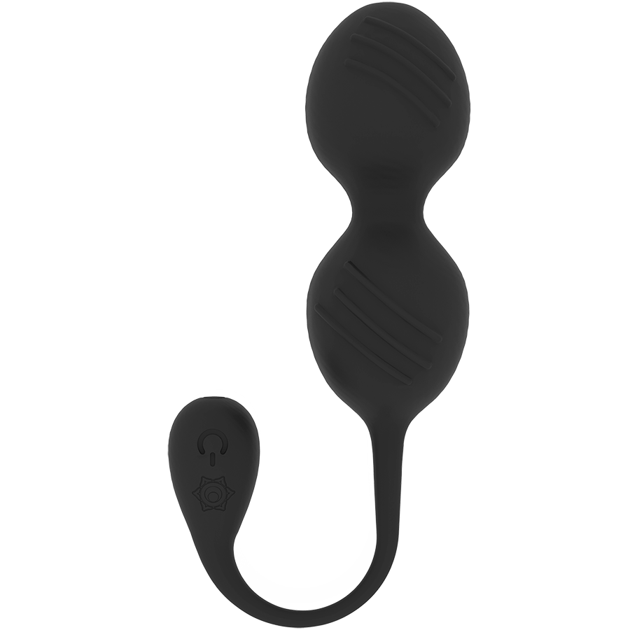 RITUAL - BOLAS KEGEL VIBRATORIAS RECARGABLES NISHA NEGRAS