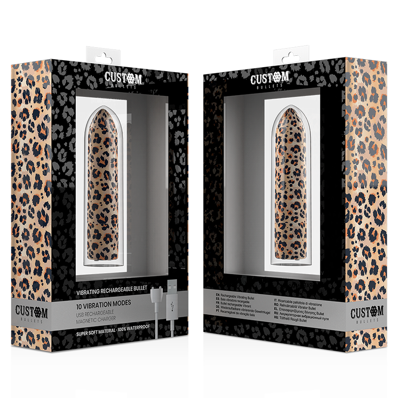 BALAS PERSONALIZADAS - LEOPARD MAGNETIC 10 INTENSIDADES