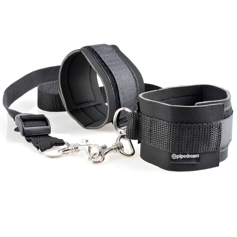 Conjunto de algemas e amarras para fetiche/fantasia