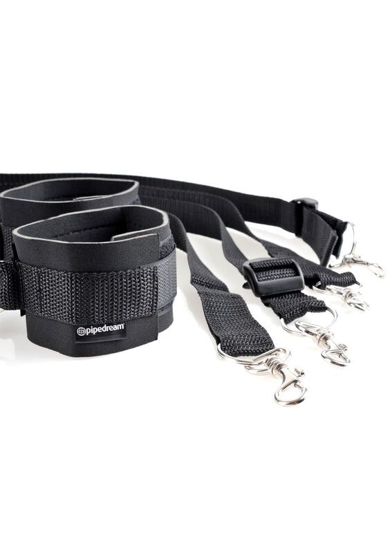 Conjunto de algemas e amarras para fetiche/fantasia