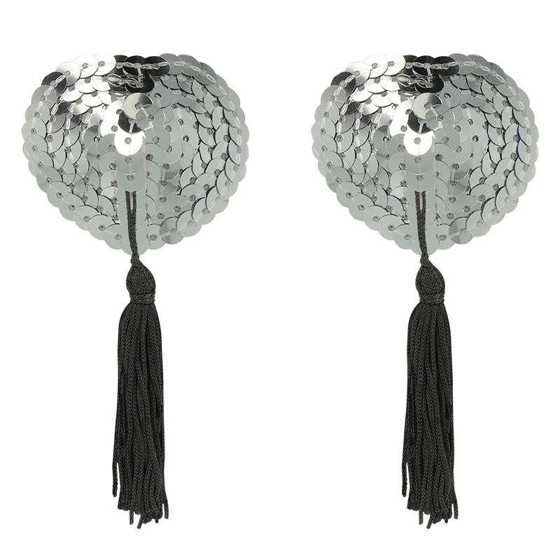 COQUETTE CHIC DESIRE - COBERTORES DE MAMILO PRATEADOS