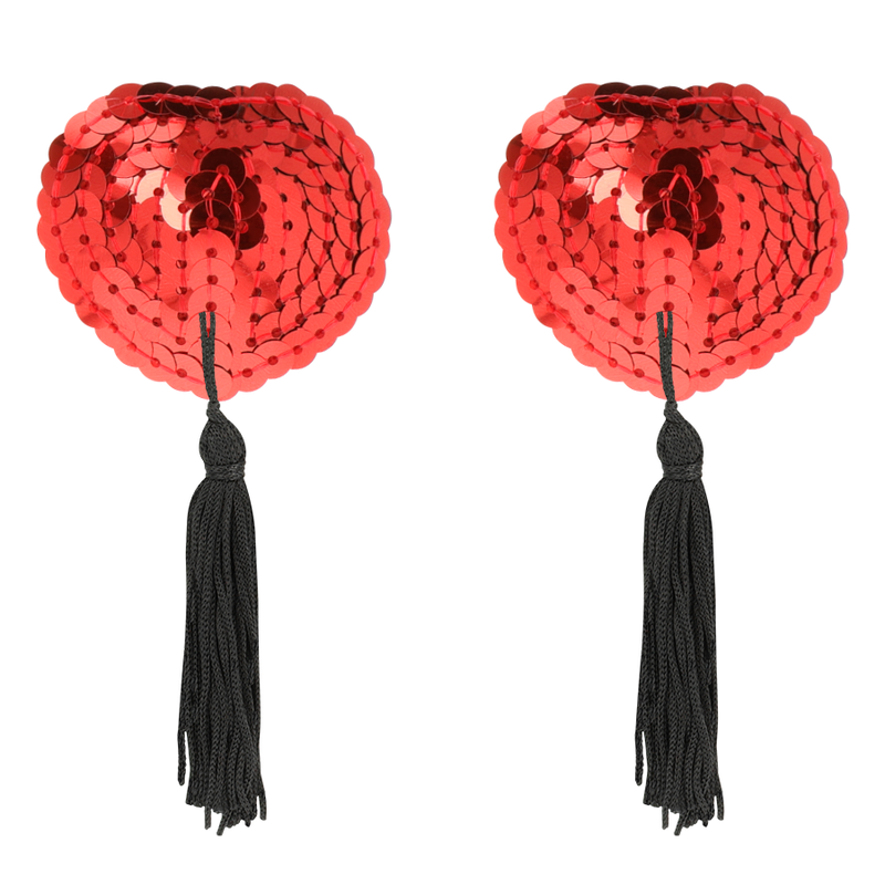 COQUETTE CHIC DESIRE - COBERTORES DE MAMILO VERMELHOS
