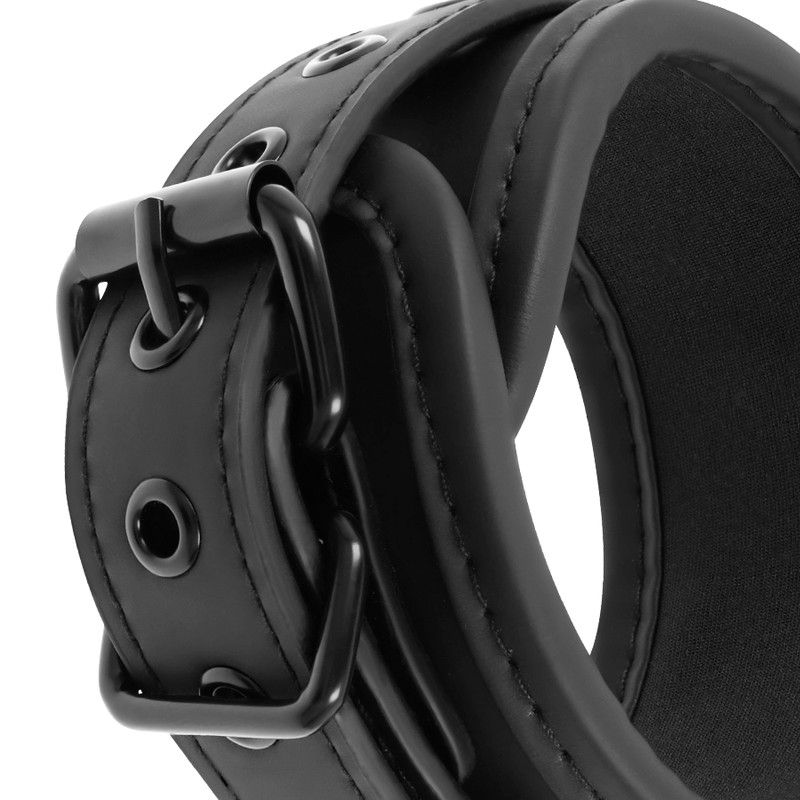 FETICHE SUBMISSIVO - CONJUNTO DE AMARRAS DE CAMA DE LUXO COM FORRO EM NOPRENE