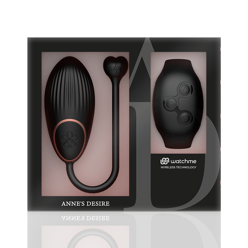 ANNE'S DESIRE - TECNOLOGIA DE CONTROLO REMOTO EGG WATCHME BLACK