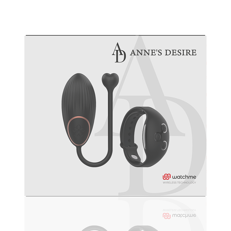 ANNE'S DESIRE - TECNOLOGIA DE CONTROLO REMOTO EGG WATCHME BLACK