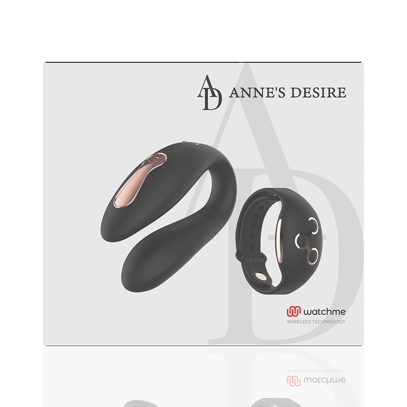 EL DESEO DE ANNE - TECNOLOGÍA DE DOBLE PLACER UN RELOJ NEGRO/DORADO